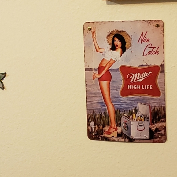 Miller beer metal sign - Picture 2 of 2